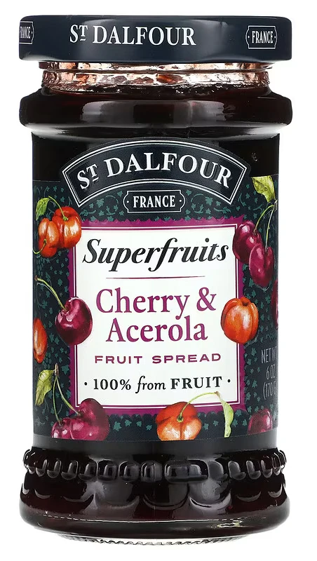 Voćni namaz Superfruits višnja i acerola 170 g St. Dalfour